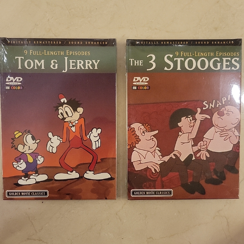 Tom & Jerry and The 3 Stooges DVD Set